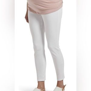 Isabel maternity white pants size 18
